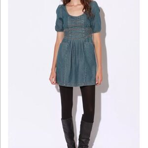 𝅺⭐️ECOTE Quilted Denim Dress⭐️